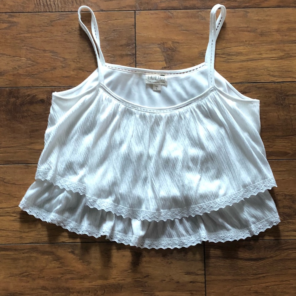 PacSun bohemian mid drift ruffle tank by LA Hearts - Picture 3 of 8